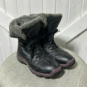 Pajar Canada 1963 Impermeable Waterproof Boots Black Womens 8-8.5/EUR 39